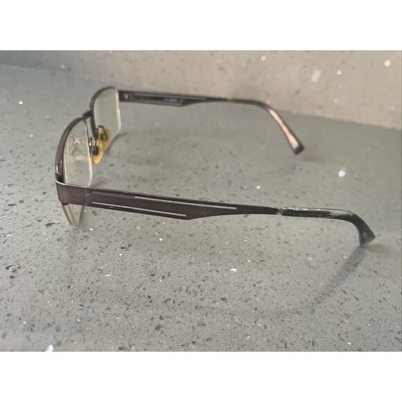 SUPERFLEX SF-424 C.3 brown SPORTS WRAP EYEGLASSES FRAMES ONLY half rim 54-18-145 main image 4